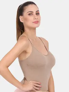 Amour Secret Women Nude Coloured Solid Padded Camisoles