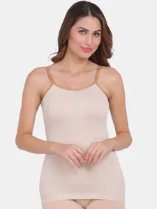 Amour Secret Women Cream Lightly-Padded Seamless Camisole