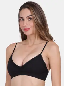 Amour Secret Black Lightly Padded T-shirt Bra