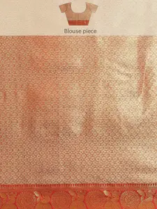 Silk Land Floral Zari Art Silk Kanjeevaram Saree