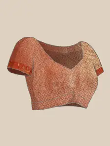 Silk Land Floral Zari Art Silk Kanjeevaram Saree