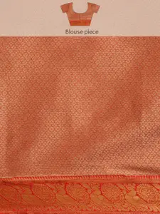 Silk Land Paisley Zari Art Silk Kanjeevaram Saree