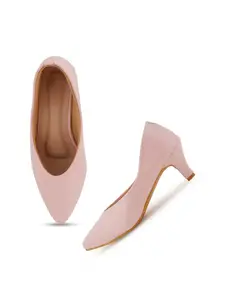 SCENTRA Pink Kitten Pumps Heels