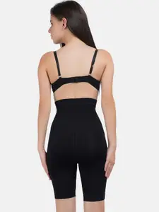 Hill Islands Women Black Tummy & Thigh Shapewear