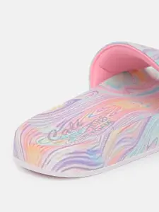 Skechers Women Multicoloured POP UPS - LOVELY MAR Printed Sliders