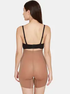 Zivame Women Beige Tummy & Thigh Shapewear