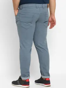 Urbano Plus Men Regular Fit Cuffed Hem Stretchable Cotton Jeans