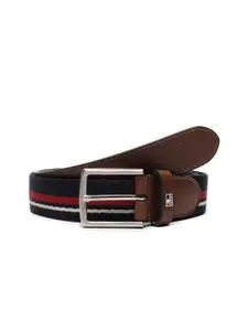 U.S. Polo Assn. U S Polo Assn Men Brown Striped Reversible Belt