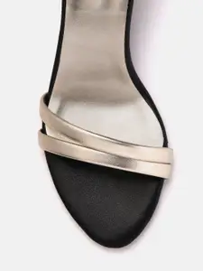 DressBerry Women Colourblocked Mid-Top Slim Heels