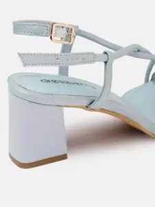 DressBerry Women Sheen Effect Block Heels