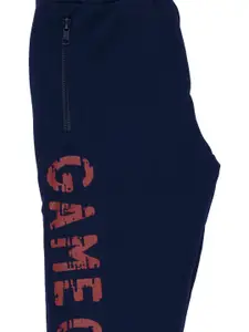 Status Quo Boys Navy Blue Cotton Track Pants