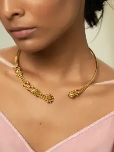 SHAYA Sterling Silver Gold-Plated Necklace