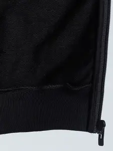 one8 x PUMA Men Black White Colourblocked Outdoor Sporty Jacket