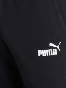 Puma Men Black Essentials Terry Regular Fit Jersey Pant