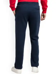 Status Quo Men Navy Blue Cotton Track Pant