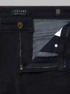 Louis Philippe Jeans Men Navy Blue Slim Fit Jeans