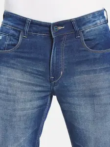 Monte Carlo Men Blue Skinny Fit Heavy Fade Jeans