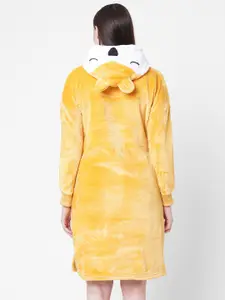 Sweet Dreams Yellow Printed Nightdress