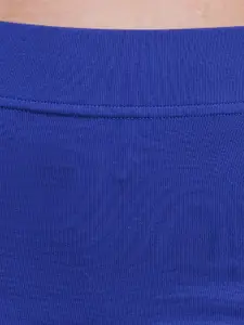 Hill Islands Women Navy Blue Saree Shapewear