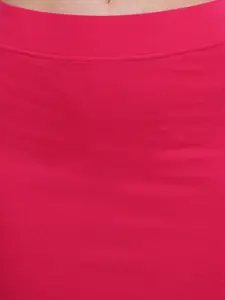 Hill Islands Women Pink Saree Shapewear