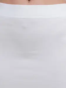 Hill Islands Premium White Saree Shapewear