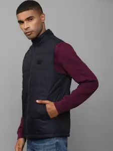 Allen Solly Men Navy Blue Sleeveless Padded Jacket