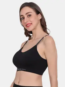 Amour Secret Black Removable Lightly Padded Sports Bra