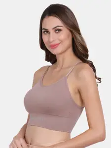 Amour Secret Mauve Removable Lightly Padded Sports Bra