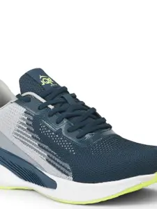 JQR Men WIND Teal Blue Wind Mesh Running Shoes