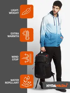 Wildcraft Men Blue Hooded Cotton Sweatshirt