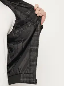 Camey Men Assorted Checked Lightweight Bomber Jacket