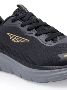 Red Tape Men Black Mesh Running Shoes