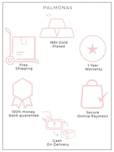 PALMONAS Gold-Toned & White Gold-Plated Necklace