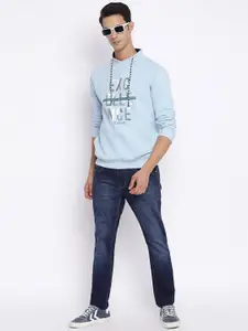 Cantabil Men Printed Woolen Sweatshirt