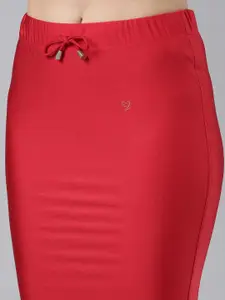 TWIN BIRDS Women pack of 2 High rise Stretchable Shimmer Saree shape wear