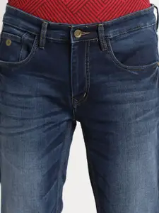 Turtle Men Narrow Tapered Fit Heavy Fade Stretchable Jeans