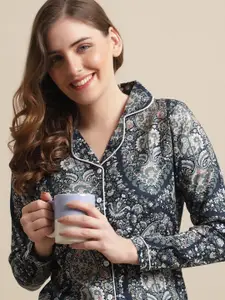 Boston Club Women Printed Night Suit