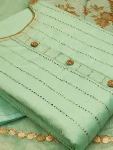 KALINI Embellished Unstitched Dress Material