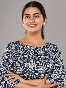 ROOPWATI FASHION Women Printed Pure Cotton Night Suit