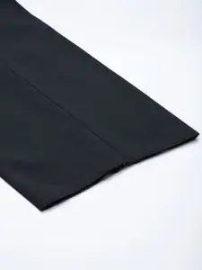 Louis Philippe Men Textured Slim Fit Trousers