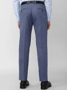 Peter England Men Slim Fit Formal Trousers