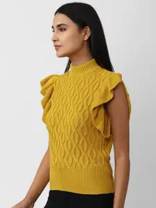 Van Heusen Woman Cable Knit Cotton Pullover Sweater