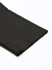 Van Heusen Men Checked Slim Fit Formal Trousers