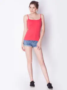 Dollar Missy Pack of 4 Combed Cotton Camisoles