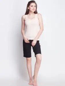 Dollar Missy Pack of 4 Combed Cotton Camisole 371-LO-LP-LG-WH-PO4