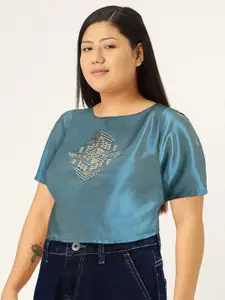 all about you Women Embroidered Top