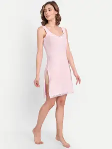 BLAZON Women Cotton Hosiery Longline Camisoles