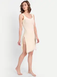 BLAZON Women Cotton Hosiery Longline Camisoles