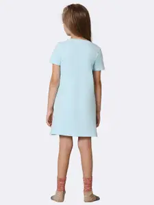 Van Heusen Girls Short Sleeve Round Neck T-Shirt Dress