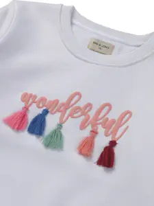 Gini and Jony Girls Printed Cotton Sweatshirt